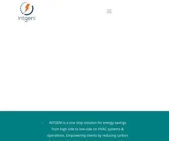 Intgeni.com(Energy Automation Solutions) Screenshot