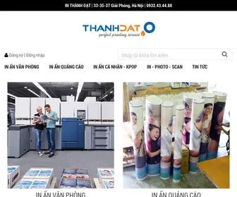 Inthanhdat.com(Thanh Dat printing) Screenshot