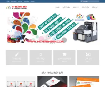 Inthanhsen.com(In Thành Sen) Screenshot