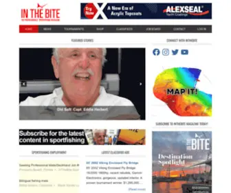 Inthebite.com(The Professionals' Sportfishing Magazine) Screenshot