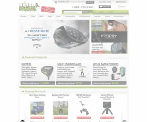 Intheholegolf.com(Looking for golf equipment) Screenshot