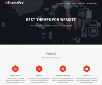 Inthemepro.com(Home) Screenshot