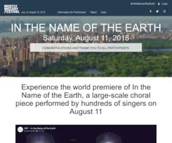 Inthenameoftheearth.org(Inthenameoftheearth) Screenshot