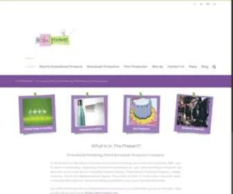 Inthepresent.com(In The Present) Screenshot