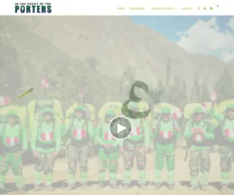 Intheshoesoftheporter.org(Inca Trail Porters) Screenshot