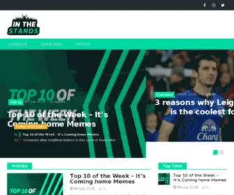 Inthestands.co.uk(Football Blog) Screenshot