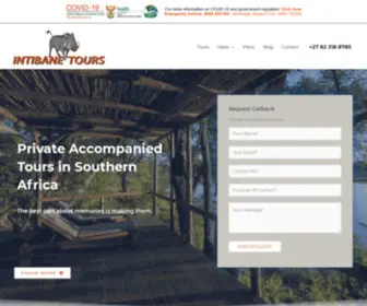 Intibane.co.za(Private Accompanied Tours in Southern Africa. The Diversity Of The Sub) Screenshot