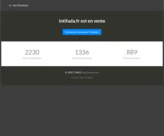 Intifada.fr(Est en vente) Screenshot
