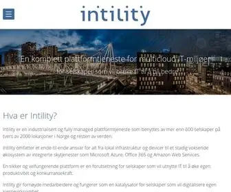 Intility.no(The Enterprise Cloud Solution) Screenshot