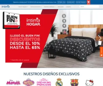 Intima.com.mx(Íntima Hogar) Screenshot
