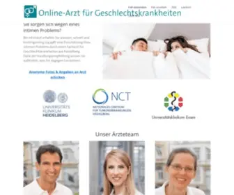 Intimarzt.de(Online-Arzt für Geschlechtskrankheiten) Screenshot