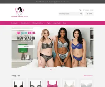 Intimate-Secrets.co.uk(Looking for lingerie in D to K cup sizes then) Screenshot