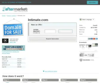 Intimate.com(Intimate) Screenshot