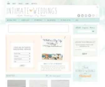 Intimateweddings.com(Intimate Weddings) Screenshot