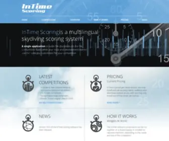 Intimescoring.com(InTime Scoring) Screenshot
