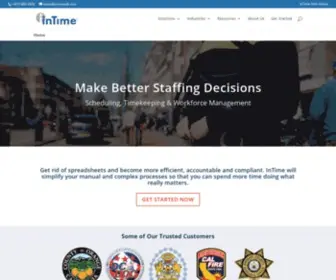 Intimesoft.com(Class Public Safety Scheduling Software) Screenshot