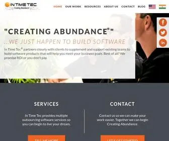 Intimetec.com(In Time Tec) Screenshot