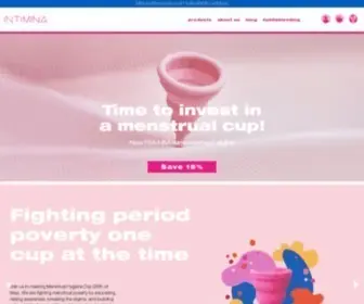 Intimina.com(Caring for a Woman's Most Intimate Needs) Screenshot