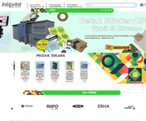 Intiprint.com(Printing Online yang murah dan mudah) Screenshot