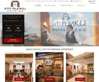 Intipunku.pe(Intipunku Hotels in Machu Picchu) Screenshot