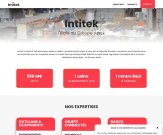 Intitek.fr(Concepteur de produits et objets connectés) Screenshot