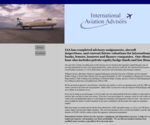 Intlaviation.com(International Aviation Advisors) Screenshot