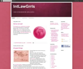 Intlawgrrls.com(Intlawgrrls) Screenshot