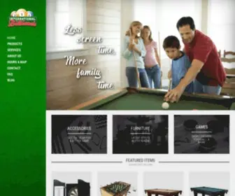 Intlbilliards.com(International Billiards) Screenshot
