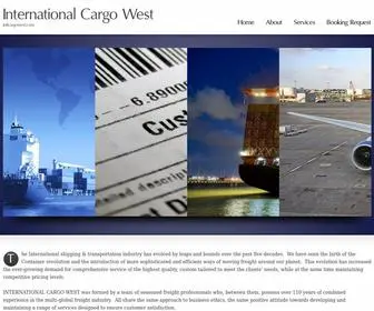 Intlcargowest.com(International Cargo West) Screenshot