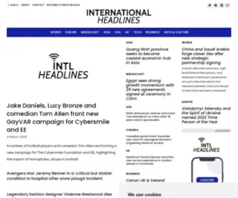 Intlheadlines.com(International Headlines) Screenshot