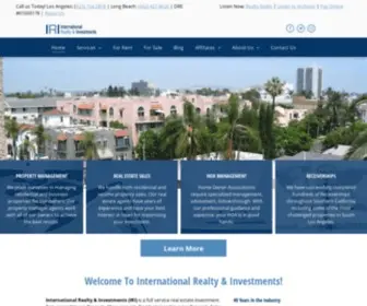 Intlrealtyinvestment.com(International Realty & Investments) Screenshot