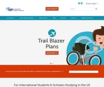 Intlstudentprotection.com(International Student Protection (ISP)) Screenshot