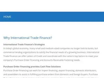 Intltradefin.com(International Trade Finance) Screenshot