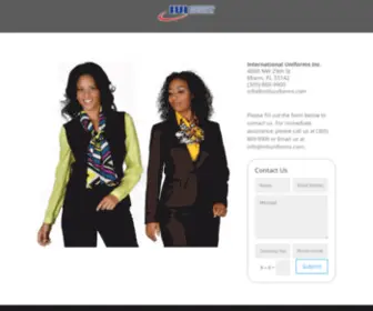 Intluniforms.com(International Uniforms) Screenshot