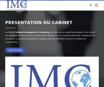 Intmaconsulting.com(Integral Management Consulting) Screenshot