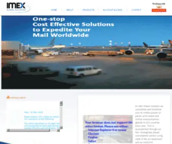 Intmail.com(IMEX Global Solutions) Screenshot