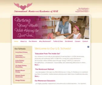 Intmontessori.com(International Montessori Academy Schools) Screenshot