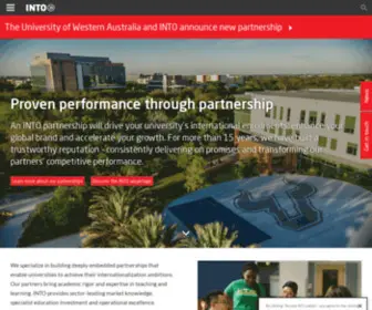 Into-Corporate.com(The World&#039;s Leading International Education Organization) Screenshot