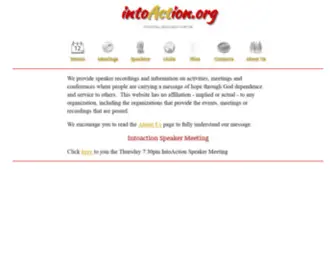 Intoaction.org(Into Action) Screenshot