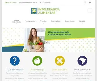 Intoleranciaalimentar.com.br(Sensibilidade Alimentar Home) Screenshot