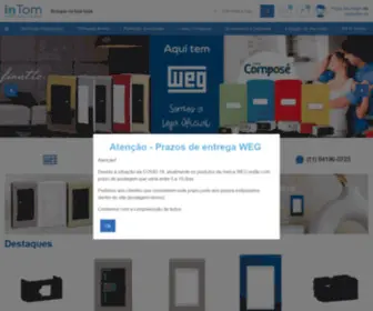 Intom.com.br(Interruptores e Tomadas) Screenshot