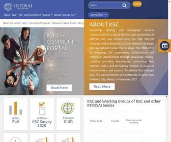 Intosaicommunity.net(Intosai Community Portal) Screenshot