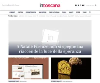 Intoscana.it(Il portale ufficiale della Toscana) Screenshot
