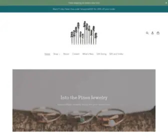 Intothepinesjewelry.com(Into the Pines Jewelry) Screenshot