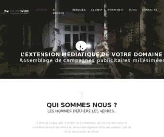 Intothewine.fr(Partagez et vivez votre passion pour le vin) Screenshot