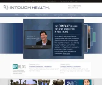 Intouch-Health.com(InTouch Health Telemedicine Technology for Remote Presence) Screenshot