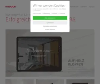 Intouch.at(Werbeagentur & Internetagentur Steiermark Graz INTOUCH) Screenshot