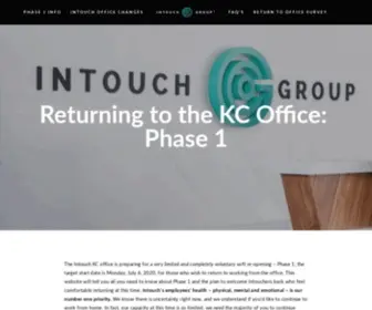 Intouchkc.com(Intouch Phase 1) Screenshot