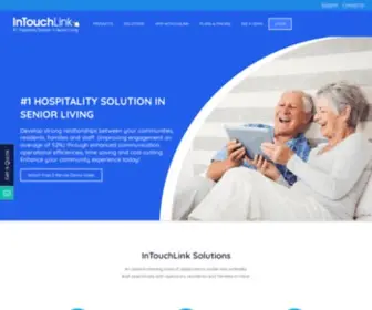 Intouchlink.com(InTouchLink Senior Living Hospitality Solution) Screenshot