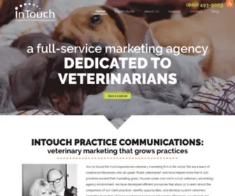 Intouchvet.com(Your Trusted Veterinary Digital Marketing Agency) Screenshot